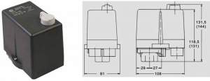 Прессостаты (реле давления) Condor MDR 2, MDR 3